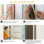 Windows Weatherstrip Gap – Self Adhesive Foam Seal Strip - Image 7