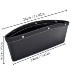 Vehicle Storage Box | Premium PU Leather Seat Catcher | Gap Filler Car Organizer| - صورة 10