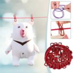Windproof Clothesline 5M with Clips – Portable Travel Laundry Rope - Image 4