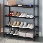 5 Tiers Shoes Rack With Hanger - Image 4