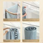 Round Spiral Quilt Sheets Hanger – Space-Saving Rotating Rack - Image 3