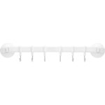 Stainless Steel Towel Rack – Suction Cup Wall Hooks with 6 Removable Hangers - Image 4