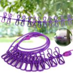 Windproof Clothesline 5M with Clips – Portable Travel Laundry Rope - Image 2