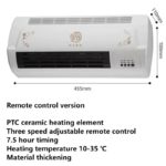 Cool & Warm Dual-Use Air Heater Fan – Wall-Mounted Ceramic Radiator - Image 5