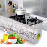 Kitchen Oil-Proof Waterproof Sticker – 6cm × 3m Marble PVC Foil Wallpaper