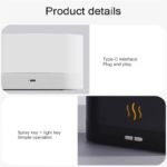 LED Flame Ultrasonic Humidifier – Essential Oil Aroma Diffuser with Night Light - Image 3