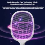 Electric Mosquito Swatter & Bug Zapper – USB Rechargeable 2-in-1 - Image 3