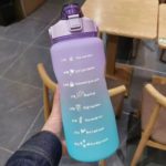 Large Capacity 2000ml Gradient Sports Water Bottle with Straw – BPA Free Tritan - Image 3