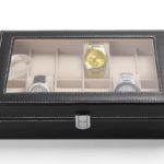 PU Leather Watch Box – 9 Slot Organizer - Image 4