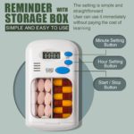 Automatic Pill Reminder Box – Portable Travel Medicine Organizer with Timer - Image 11