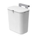 Wall Mounted Trash Can with Lid 9L – Hanging Kitchen & Bathroom Waste Bin