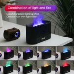 LED Flame Ultrasonic Humidifier – Essential Oil Aroma Diffuser with Night Light - Image 6