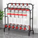 Closet Organizer Coat Rack Stand – Sturdy Carbon Steel Clothes & Shoe Organizer with Hooks - صورة 8