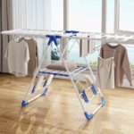 YJ Portable Clothing Rack – Foldable Multi-Function Wing Hanger RH-6008 - Image 5