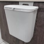 Wall Mounted Trash Can with Lid 9L – Hanging Kitchen & Bathroom Waste Bin - Image 6