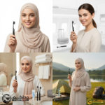 Black Travel Folding Toothbrush - Image 9