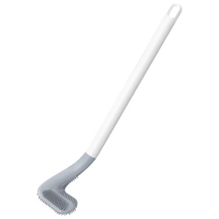 Long Handle Toilet Cleaning Brush – Bendable Silicone Head