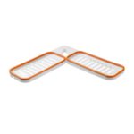 Wall Mount Bathroom Rack – 180° Rotatable Corner Storage Shelf