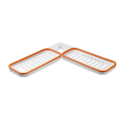 Wall Mount Bathroom Rack – 180° Rotatable Corner Storage Shelf