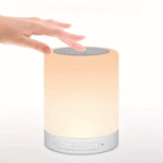 Wireless Speaker with colour changing touch lamp