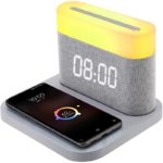 Digital Alarm Clock with 15W Wireless Charger & Night Light - Image 7