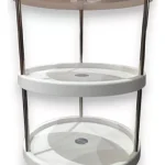 Rotating Storage Rack Shelves Kitchen Organizer