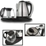 Electric Kettle with Teapot and Heating Base - Image 2