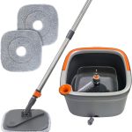 Flat Mop and Buckets Set