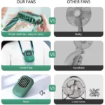 Portable Rechargeable Neck Fan - Image 6