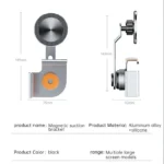 17mm 6-Claw Dashboard Panel Base Phone Bracket for Tesla Model 3 Model Y 360 Degree Rotation 4.0-7.2 inch Mobile Phone Holder - Image 5