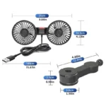 Car Seat Back Cooling Fan - Image 6