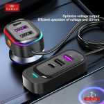 Car Super Fast charger 6-in-1 Multi Port USB - Image 4