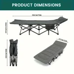 Folding Camping Bed - Image 4