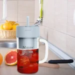 Mini Juicer with handle & straw - Image 7