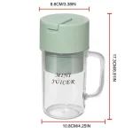 Mini Juicer with handle & straw - Image 11