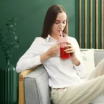 Mini Juicer with handle & straw - Image 3