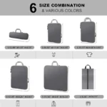 Travel Storage Bag Organizer Set - Image 3