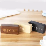 Wooden Digital Alarm Clock - Image 5