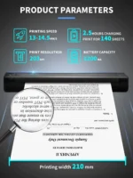 Wireless Portable Travel Printers - Image 5