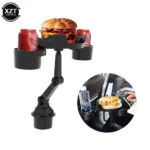 Universal Car Cup Holder Tray Adjustable Car Tray Table Mobile Phone Holder Mount 360° Swivel Arm Food Table Vehicle Accessories - Image 5