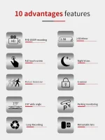 Rearview Mirror Dash Cam Car - Image 2