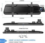 Rearview Mirror Dash Cam Car - Image 5