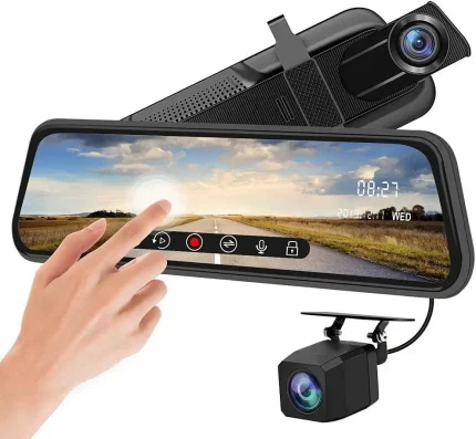 Rearview Mirror Dash Cam Car