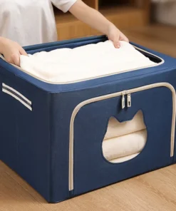 Clothes storage box cloth bag folding storage box dormitory