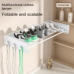 Adjustable Wall Mounted Clothes Hanger - Image 4