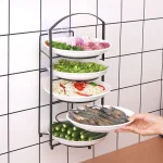 Folding food preparation rack