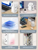 Tower Power Strip Multi Outlets - Image 2