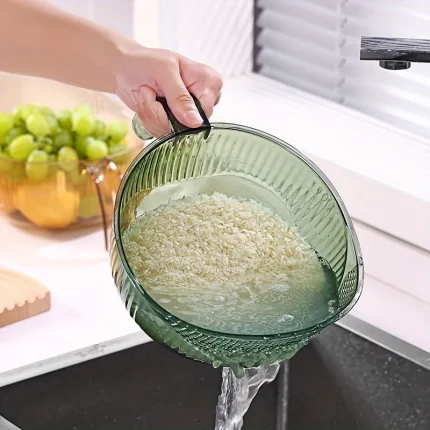 Rice Washing Drain Basket