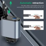 Fast Car Retractable Car Charger - Image 3