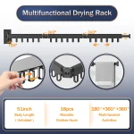 Retractable Cloth Drying Rack - Image 4